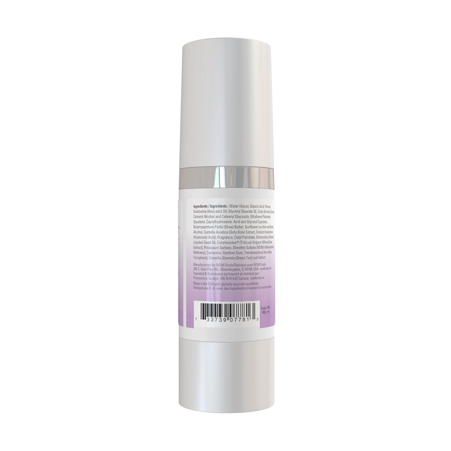 NOW Solutions, Hyaluronic Acid Creme, Rehydrating Moisture and Renewal Formula, 2-Ounce
