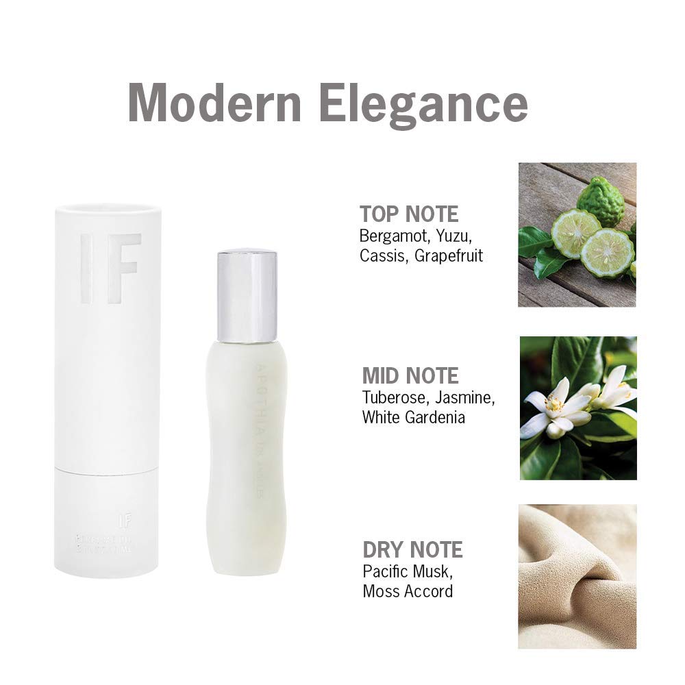 APOTHIA - IF Roll-On Oil | Modern White Floral & Citrus | Award Winning Fragrance with Premium Ingredients | Long Lasting Perfume | 0.3 oz | 9 ml |