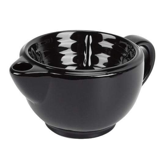 ZJchao Ceramic Shaving Bowl, Dual Chamber Heat Retention Shaving Mug with Wide Mouth for Wet, Oversized Handle for Secure Grip (Double Layer) Beauty and Personal Care ZJchao