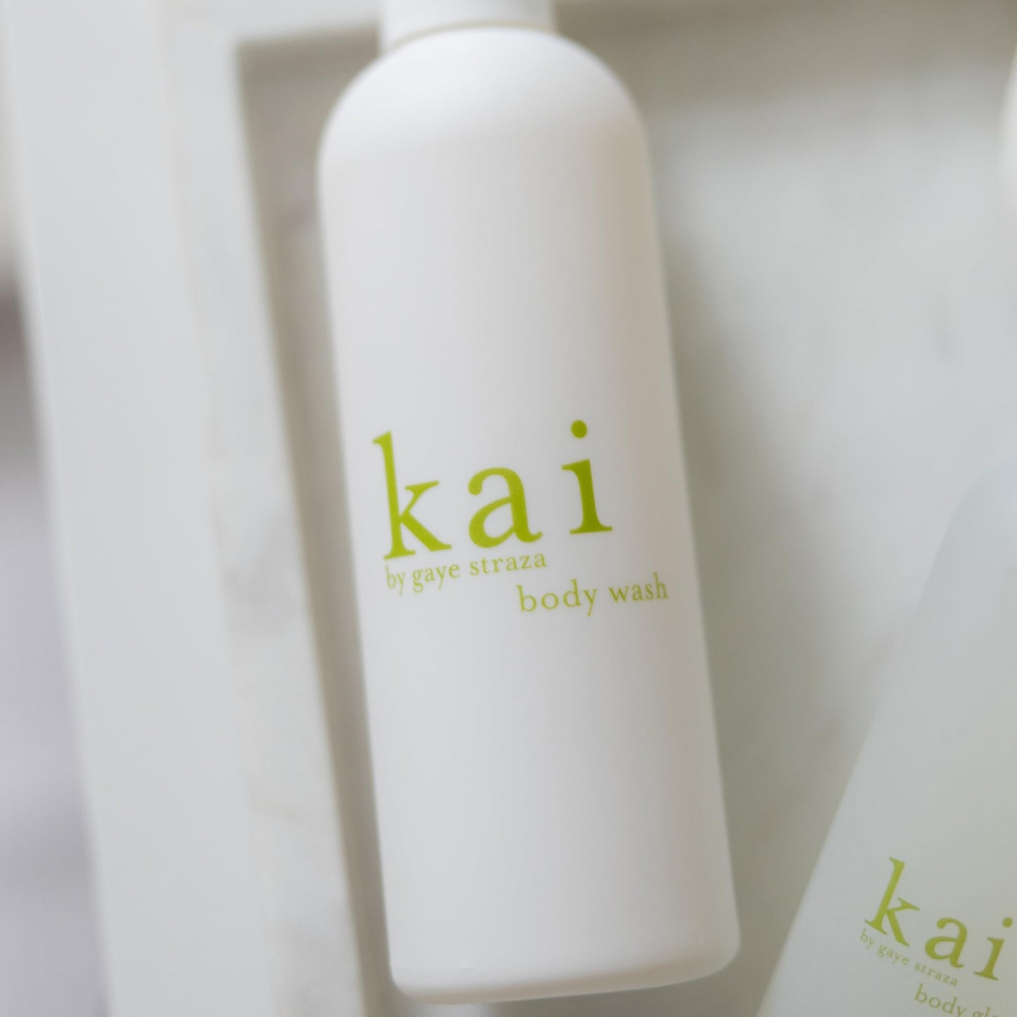 kai Body Wash, 8 Fl Oz., foaming body wash with vitamin e, extracts of cucumber + comfrey, scented with the delicously, fresh + clean signature