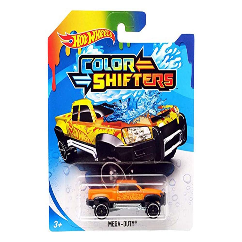 Hot Wheels Mega Duty Color Shifters ~ CFM51- Orange to Yellow Color
