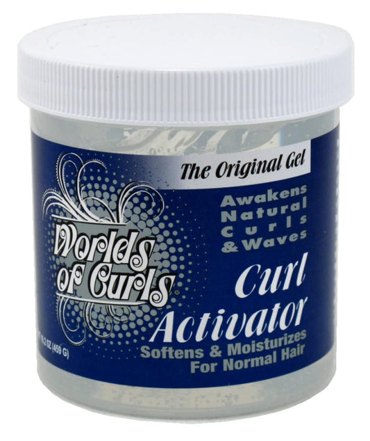 J. Strickland & Co Worlds Of Curls Curl Activator Original Gel 16.2 Ounce (Pack of 3) - Hair Gel