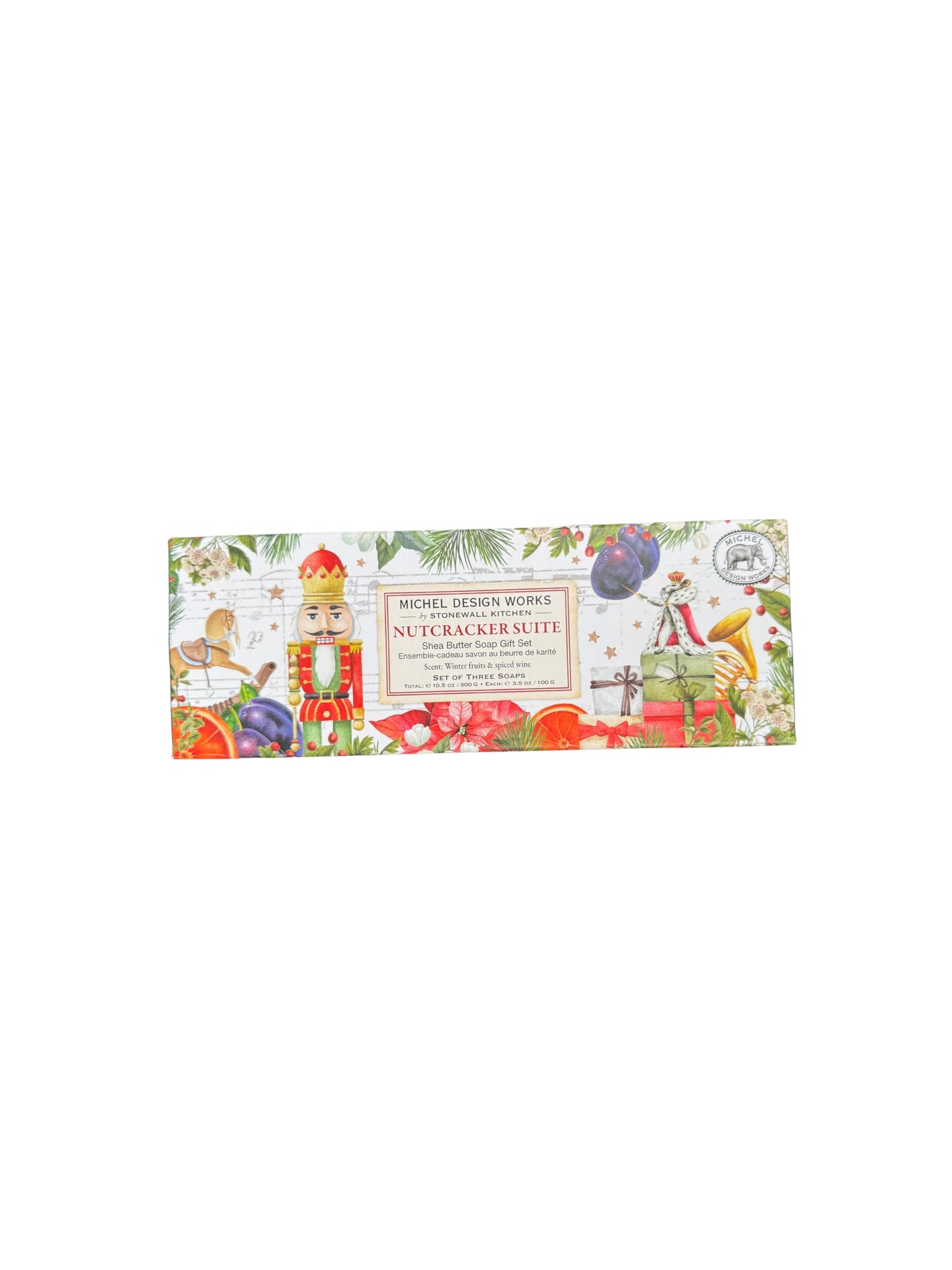 Michel Design Works Triple Shea Butter Soap Gift Set (3 Bars) (Nutcracker Suite) Beauty & Personal Care Michel Design Works