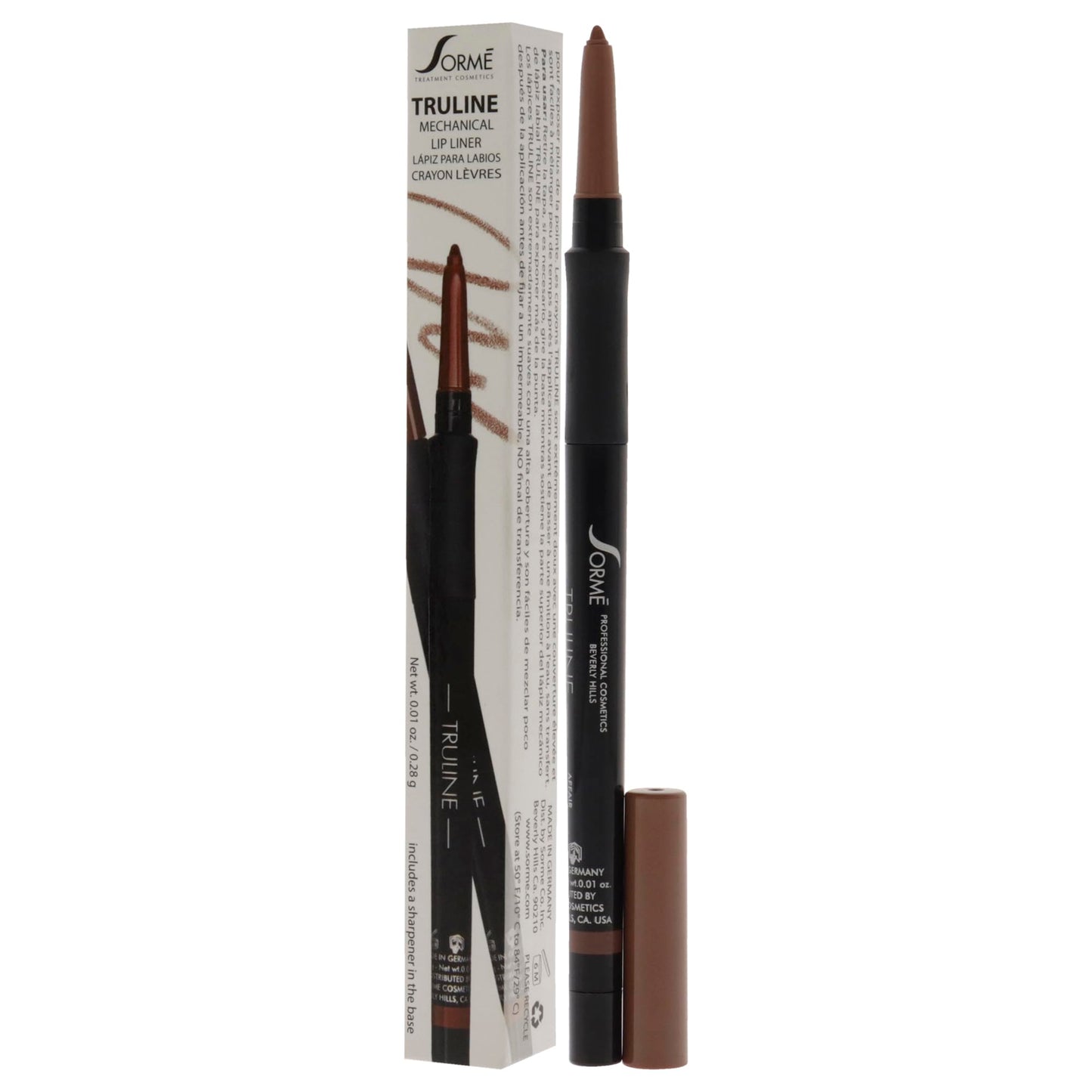 Sorme' Treatment Cosmetics Truline Mechanical Lipliner, Affair, 0.01 oz.