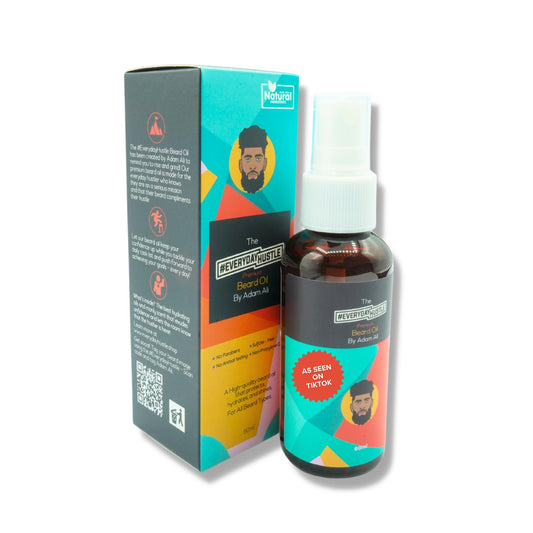 #EverydayHustle Beard Oil Spray for Men - Premium Beard Formula for Daily Grooming, Moisturizing, and Extra Shine, for all beard types, Jasmine scent