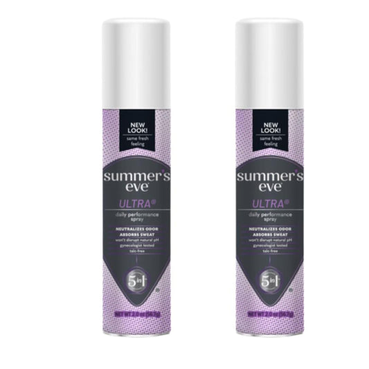 Summer's Eve Ultra Daily Active Feminine Spray, pH balanced, 2 Oz (Pack of 2)