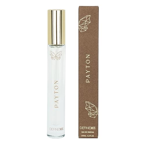 DefineMe Natural Perfume Mist, Payton, 0.3 FL OZ, Travel Size, Purse Spray