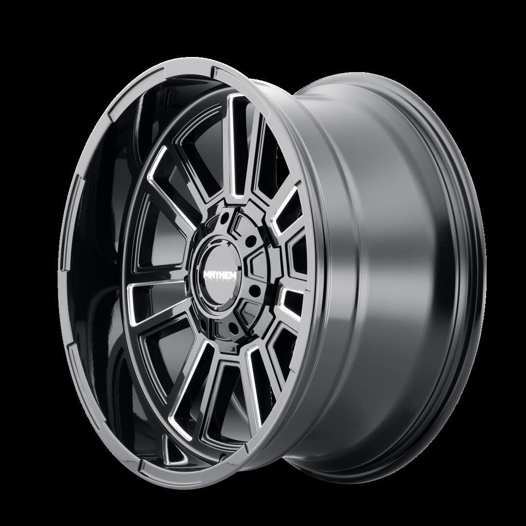 MAYHEM Apollo 8115 Gloss Black Milled 20-9 8-170 0MM 125.2MM