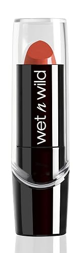 wet n wild Silk Finish Lipstick, Hydrating Rich Buildable Lip Color, Formulated with Vitamins A,E, & Macadamia for Ultimate Hydration, Cruelty-Free &