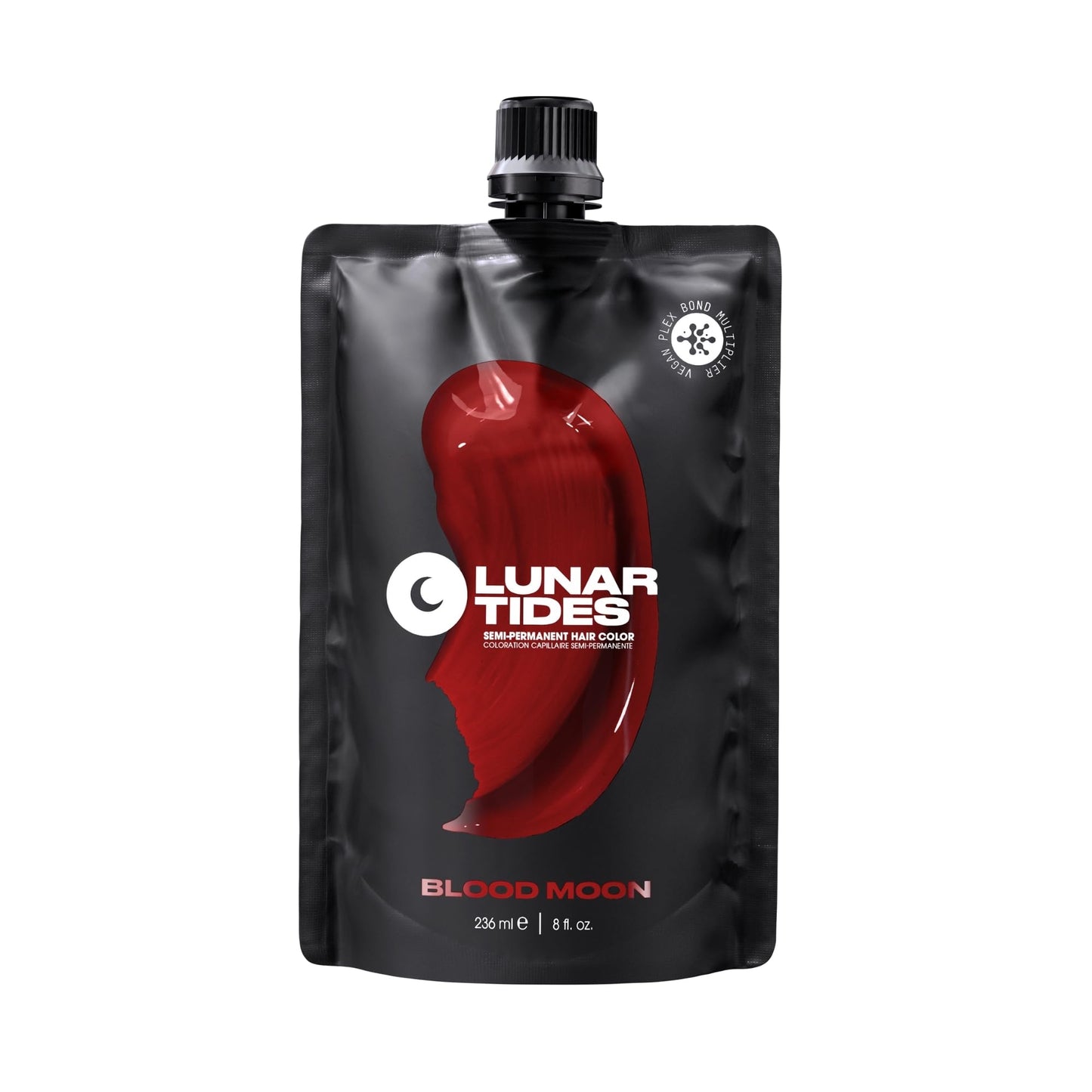 Lunar Tides Semi-Permanent Hair Color (43 colors) (Blood Moon, 8 fl. oz.)