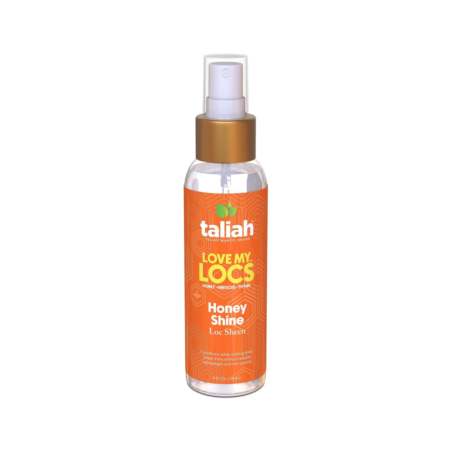 Taliah Waajid Love My Locs Honey Shine Loc Sheen | Daily Moisturizing, Alcohol-Free Refreshing Shine Spray, Hair Scalp Moisturizer 4 fl oz