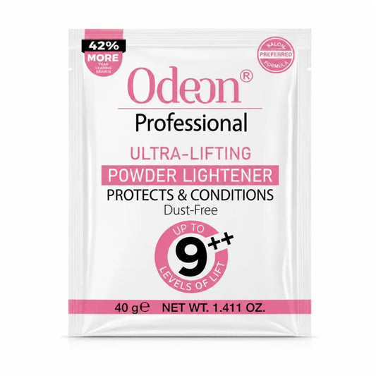 Odeon Professional Ultra-Lifting Powder Lightener - Hair Bleach Powder for Up to 9 Levels Lift | Ideal for Balayage, Highlights & Full Hair Bleaching