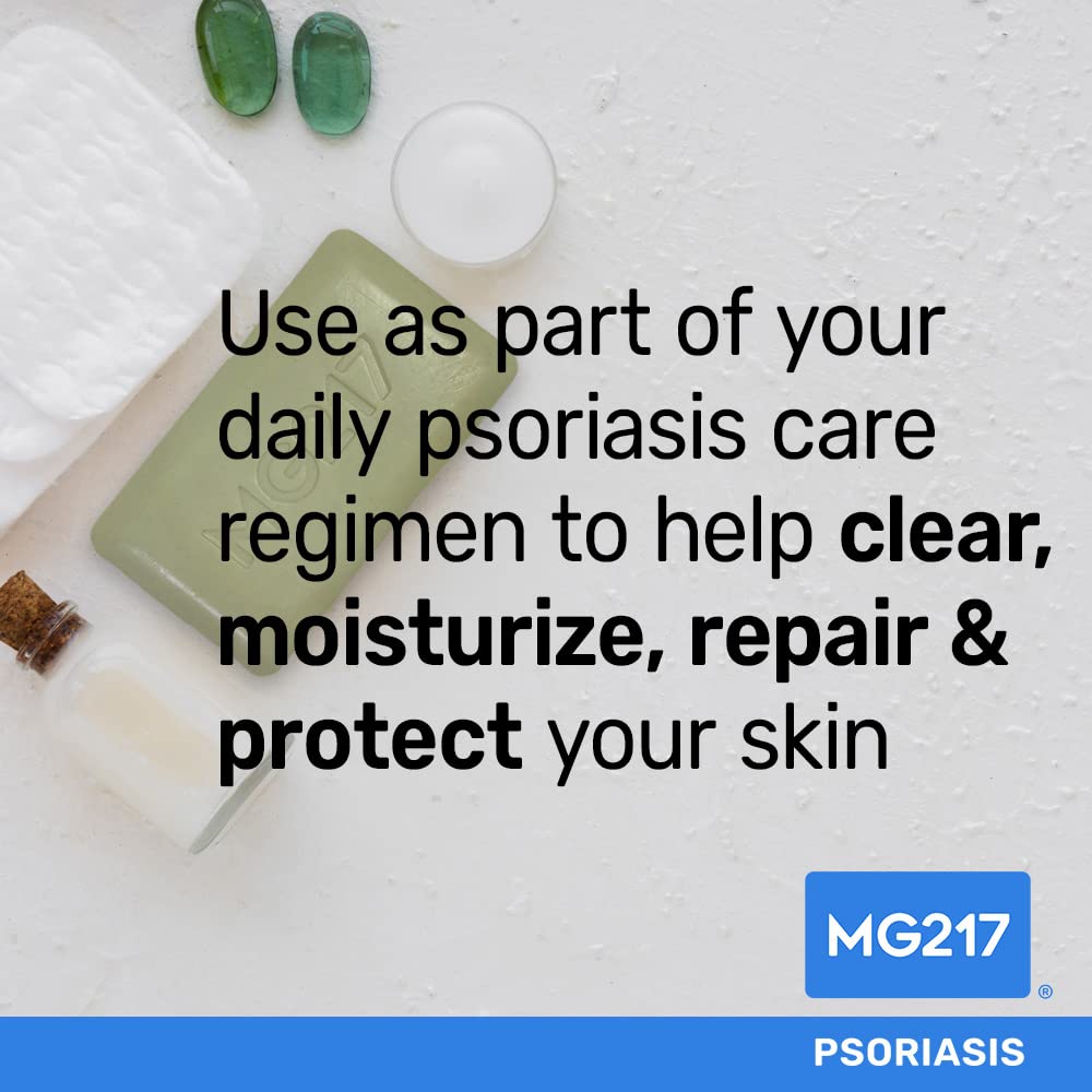 MG217 Psoriasis Dead Sea Exfoliating Bar Soap, Repair & Protect with Dead Sea Salt, Oregon Grape Root Extract, Oatmeal for Psoriasis Skincare, 5oz Beauty & Personal Care MG217