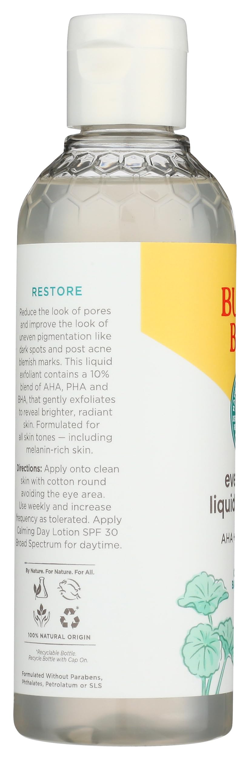Burts Bees, Liquid Exfoliant Clear and Balanced Even Tone, 8 Fl Oz
