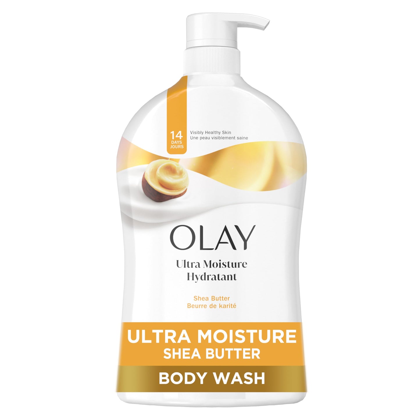 Olay Body Wash for Women, Ultra Moisture, 24hr Moisturizing, Hydrating & Refreshing, B3 Vitamin Complex, Free of Parabens & Phthalates, for All Skin