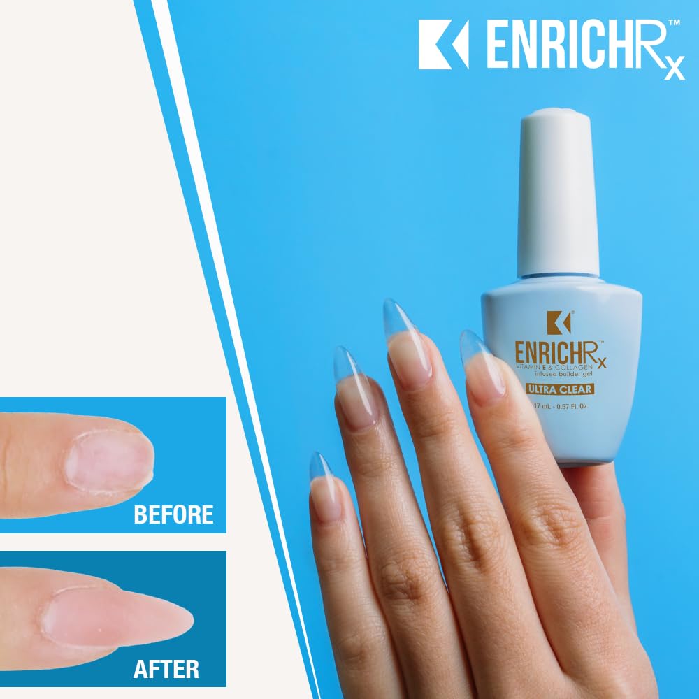 KUPA GelFinity EnrichRx Infused Builder Gel 0.57 fl oz - Ultra Clear
