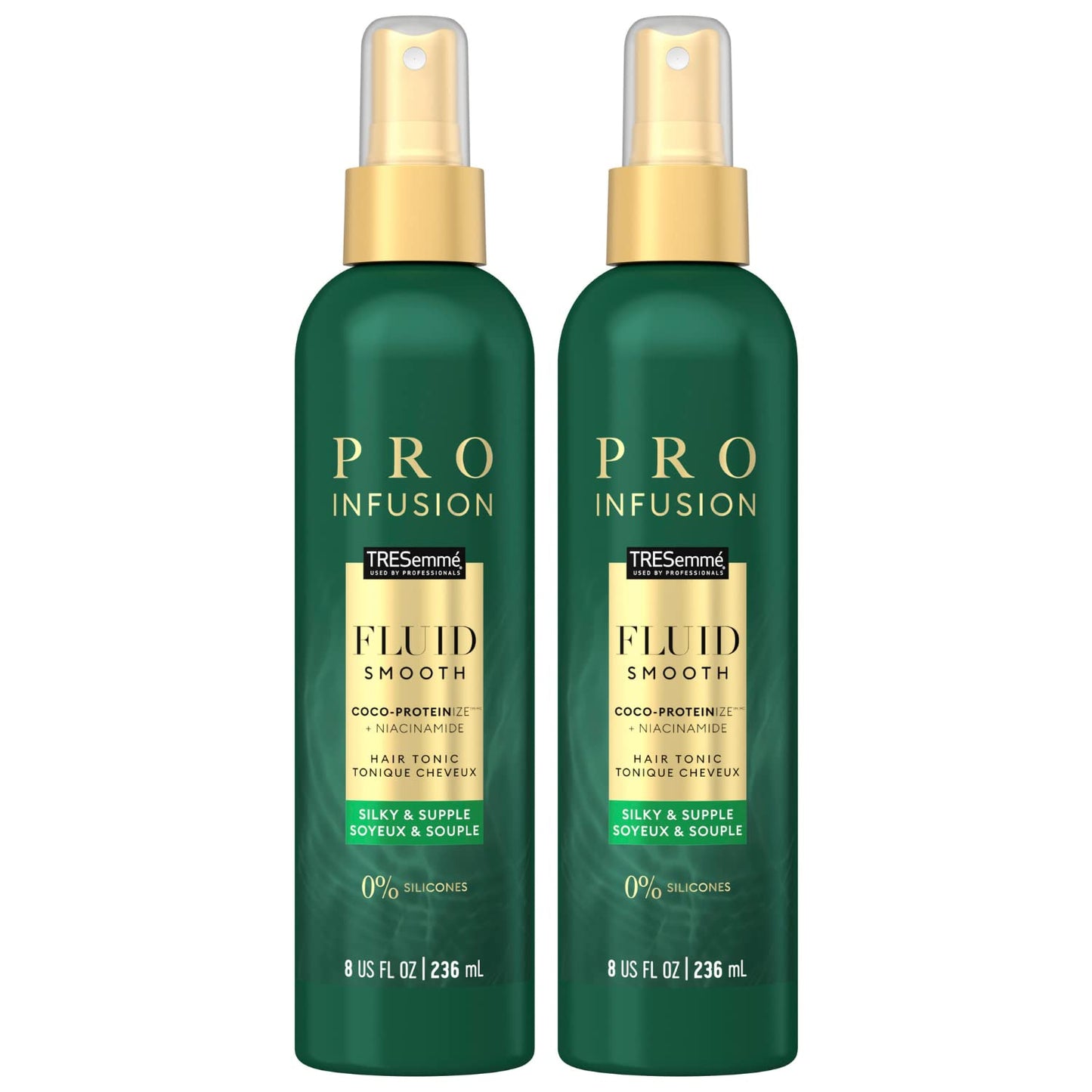 TRESemme Pro Infusion Volume Tonic Hair Thickening Spray, 8 Oz - with Natural Coconut, Plant-Based Texturizing Spray, Biotin Products for Women, 2