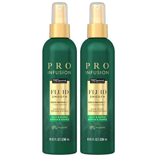 TRESemme Pro Infusion Volume Tonic Hair Thickening Spray, 8 Oz - with Natural Coconut, Plant-Based Texturizing Spray, Biotin Products for Women, 2