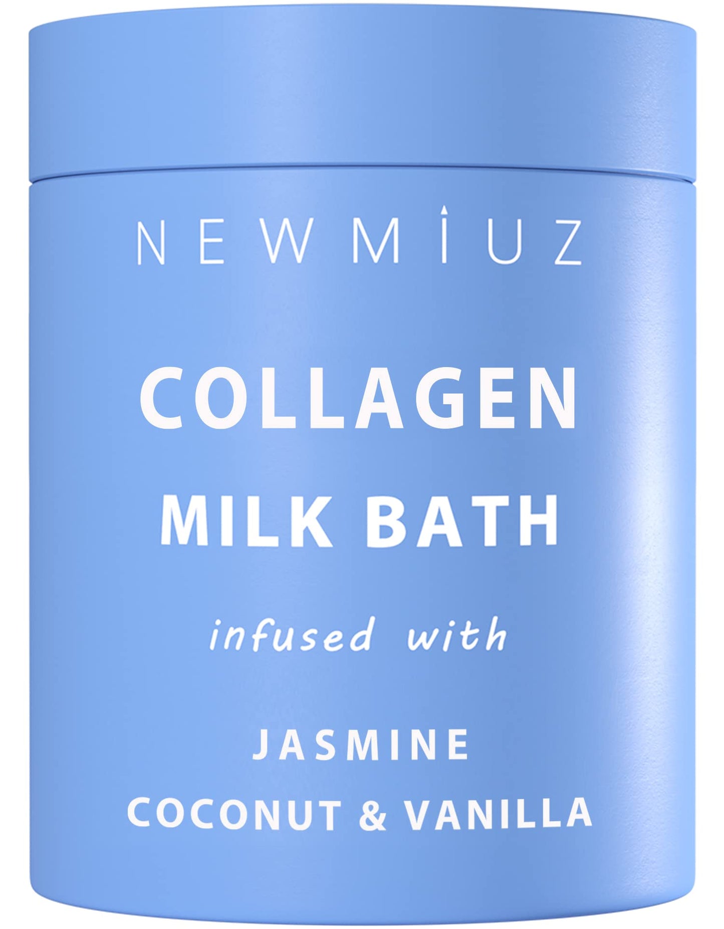 Creamy Coconut Collagen Milk Bath Soak Powder Moisturize & Soften Skin - Vanilla Jasmine Luxury Spa Bubble Bath Salt Mother's Birthday Christmas