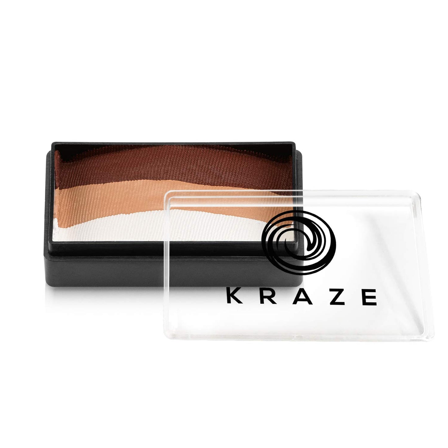 Kraze FX Dome Stroke - Puppy (25 gm), Professional 1-Stroke Split Cake, Hypoallergenic, Non-Toxic, Water Activated Face & Body Painting Makeup