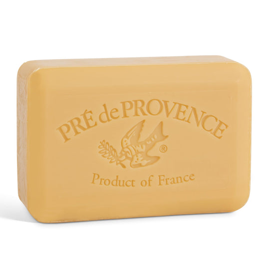 Pre de Provence Artisanal Soap Bar, Enriched with Organic Shea Butter, Natural French Skincare, Quad Milled for Rich Smooth Lather, 8.8 Ounce