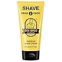 Bee Bald SHAVE Premium Shaving Cream Goes On Light & Slick That's Incredibly Smooth & Quick For Both Face And Head, 6 Fl Oz