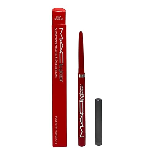 MAC Cosmetics Lipglazer Glossy Liner -Lady Danger- 0.008 oz / .25g
