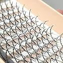 FQNing Glitter Lash Extensions Individual Silver Color Sparkly Single Lash Spike Eyelash Extension for Daily Party Wedding 11mm-16mm (Silver)