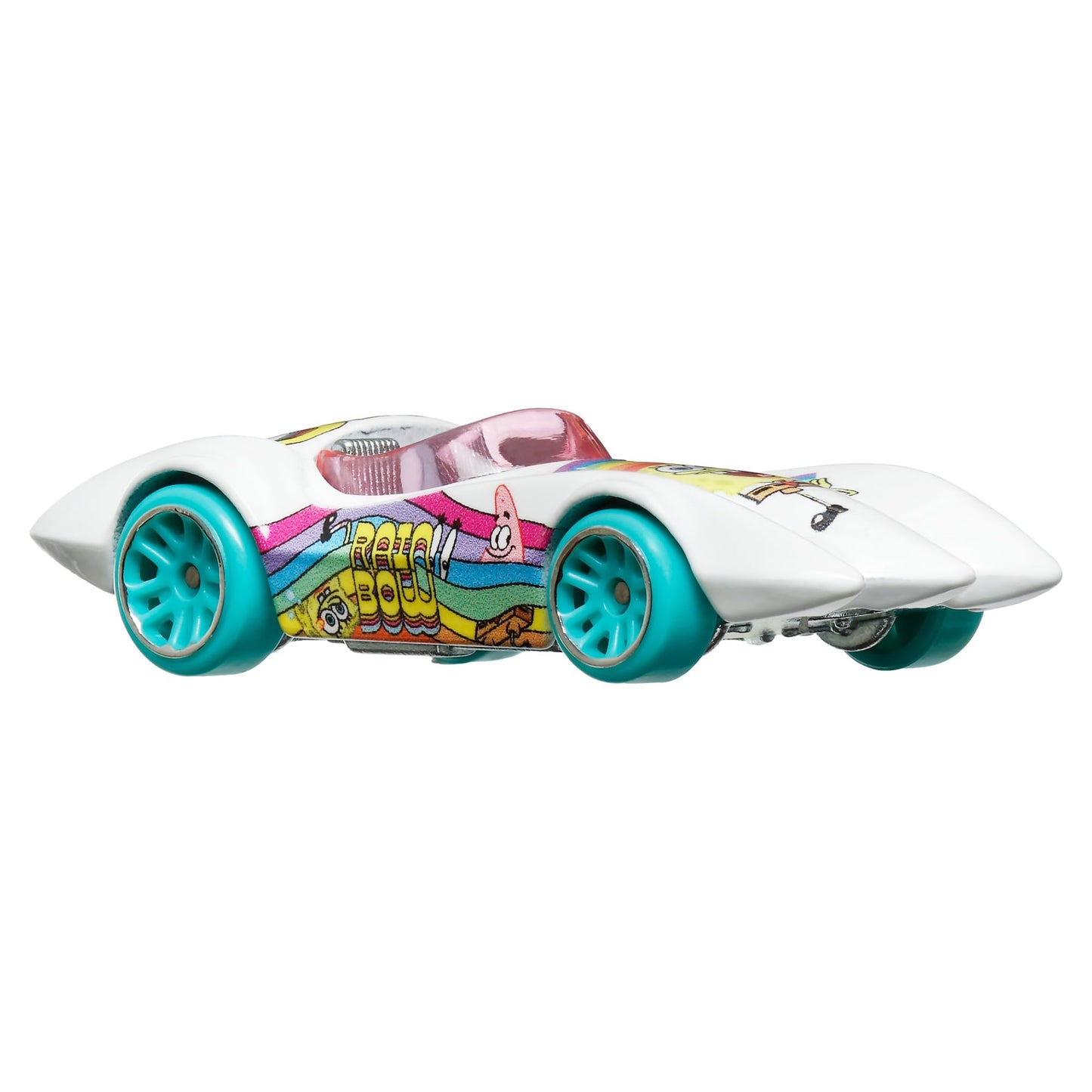 Hot Wheels SpongeBob SquarePants Car, 1:64 Scale, Yellow, Cartoon, Unisex, Kids (3+)