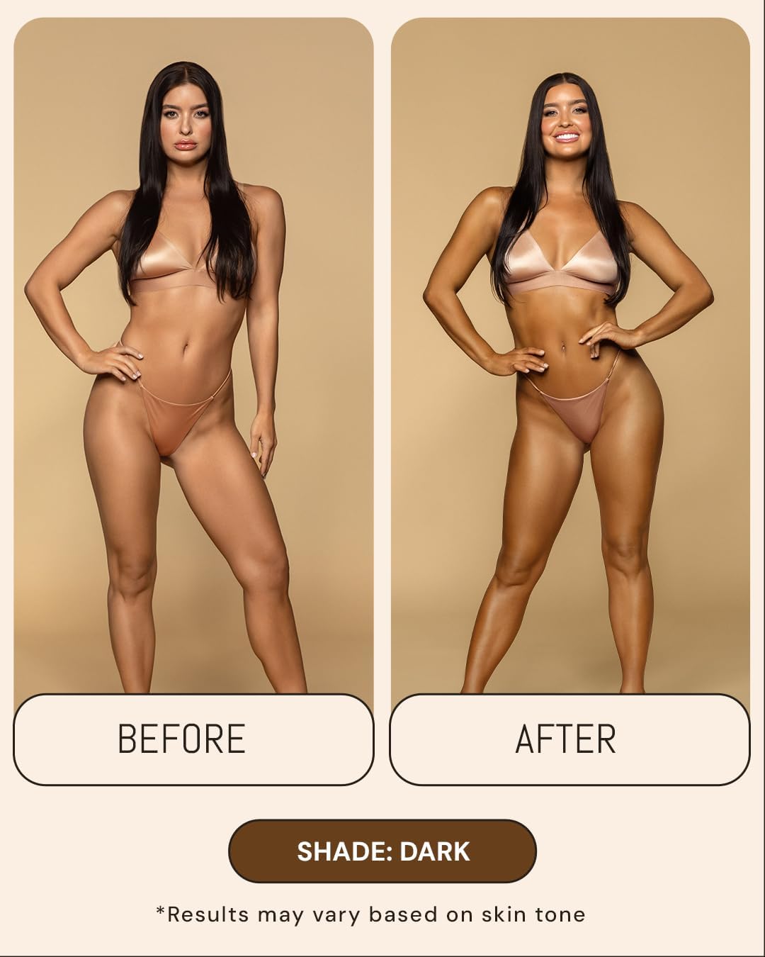 Dark Tanning Mousse, Fast-Absorbing Self Tanner Foam - 7 Fl Oz, 2 Pack Beauty and Personal Care Peta Jane