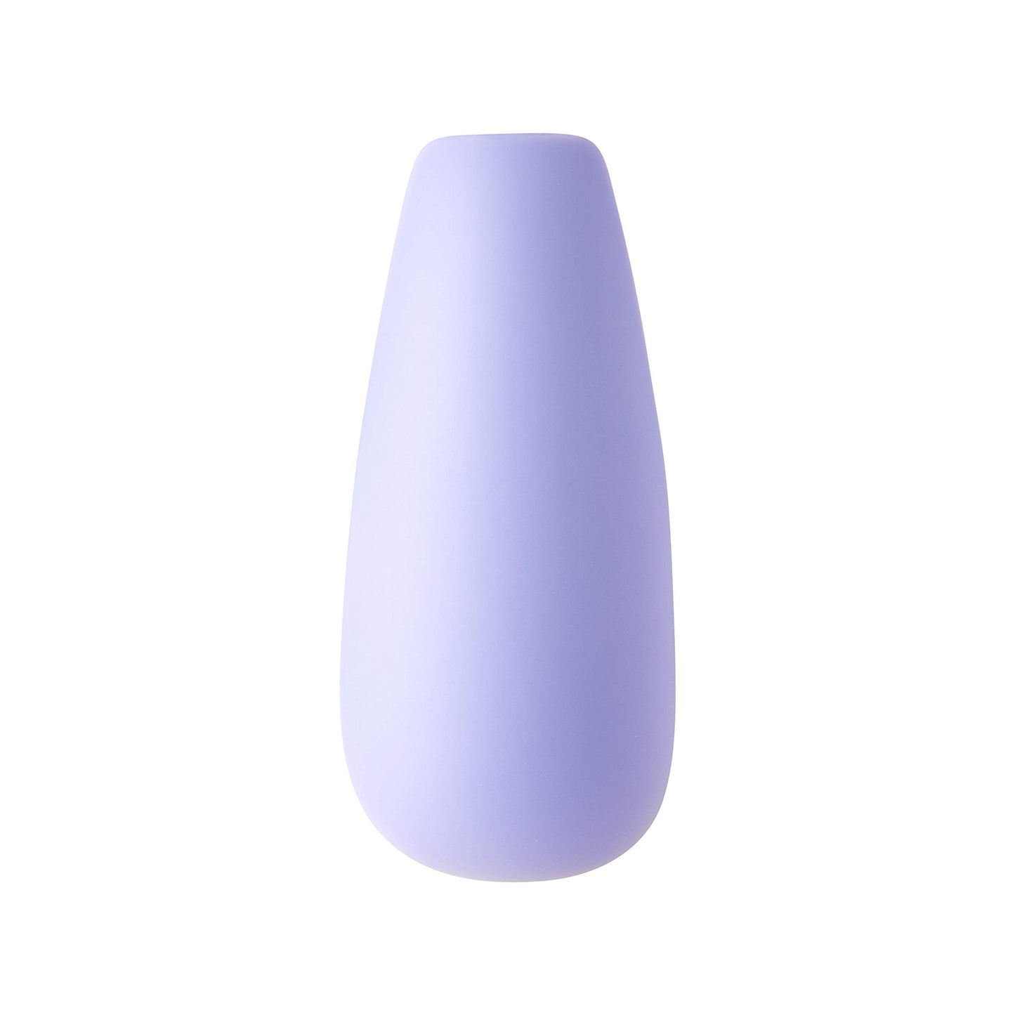 KISS Gel Fantasy Ready-to-Wear Press-On Sculpted Gel Nails, “Night After”, Long, Purple, High Arch Nail Kit with Pink Nail Glue, Manicure Stick, Mini