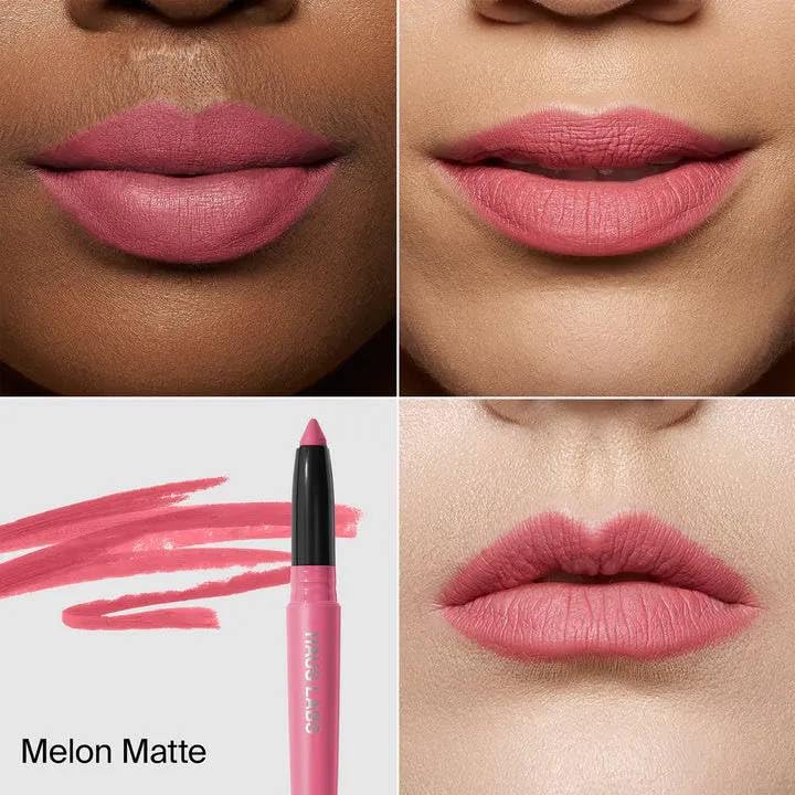 HAUS LABS BY LADY GAGA Le Monster Lip Crayon Melon Matte & ENTEL Aloe vera Sheet Masque (BONUS)