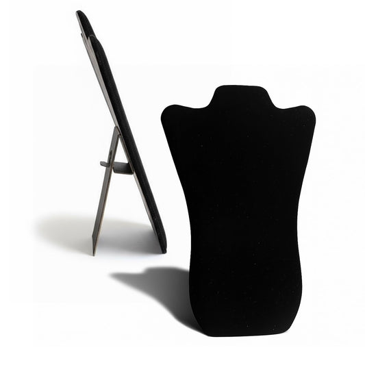 RJ Displays Jewelry Display for Vendors, Black Velvet Necklace Display Stand Holder, Jewelry Stand Necklace Holder for Vendors. Jewelry Display Stand…