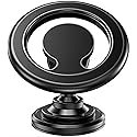 LXQTAO Car Mount Holder - New Magnetic Phone Stand, Rotatable Dashboard Black, Compatible with 12/13 Series Phones, Universal for 4.7-7.2 Inch Phones…