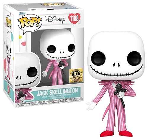 Funko Pop! Disney: The Nightmare Before Christmas - Jack Skellington w/Flowers Valentine Figure (HT Expo)