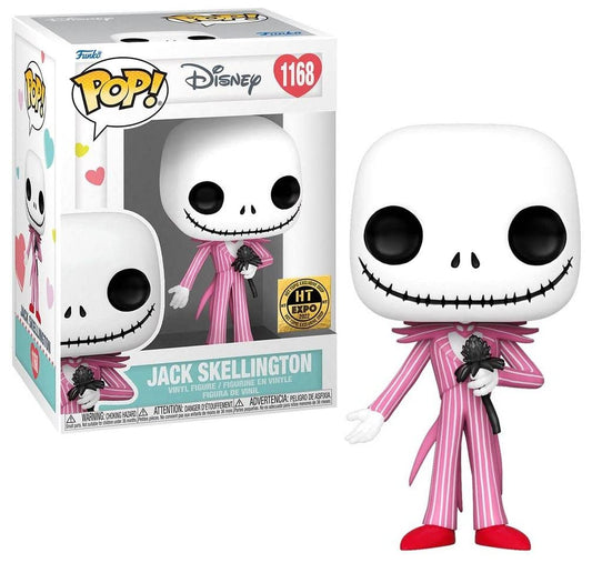 Funko Pop! Disney: The Nightmare Before Christmas - Jack Skellington w/Flowers Valentine Figure (HT Expo)
