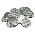 PKnGO Pressure Sensitive Foil Seal 24 mm (50 PCS) - PS Safety Seals for Freshness and Leak Prevention - Made in USA for Food Medicine and Cosmetic