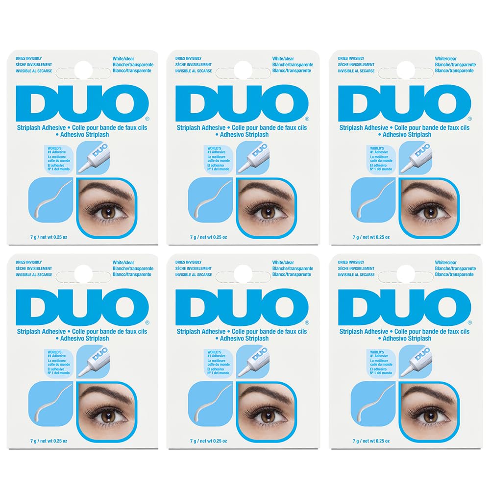 Duo Lash Adhesive - Clear, 0.25 Ounce (Pack of 6)