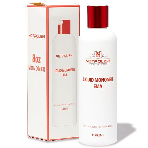 Notpolish Liquid Monomer for Acrylic Nails - Professional Monomer Acrylic Nail Liquid, Low Odor, No MMA - No Discoloration, EMA-Based Formula Beauty & Personal Care Notpolish
