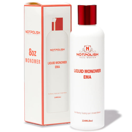 Notpolish Liquid Monomer for Acrylic Nails - Professional Monomer Acrylic Nail Liquid, Low Odor, No MMA - No Discoloration, EMA-Based Formula Beauty & Personal Care Notpolish