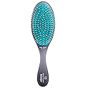 Olivia Garden OG Detangler Brush - Removable Cushion, Gentle Scalp Massage & Detangling for Wet or Dry, Medium to Thick Hair - Black