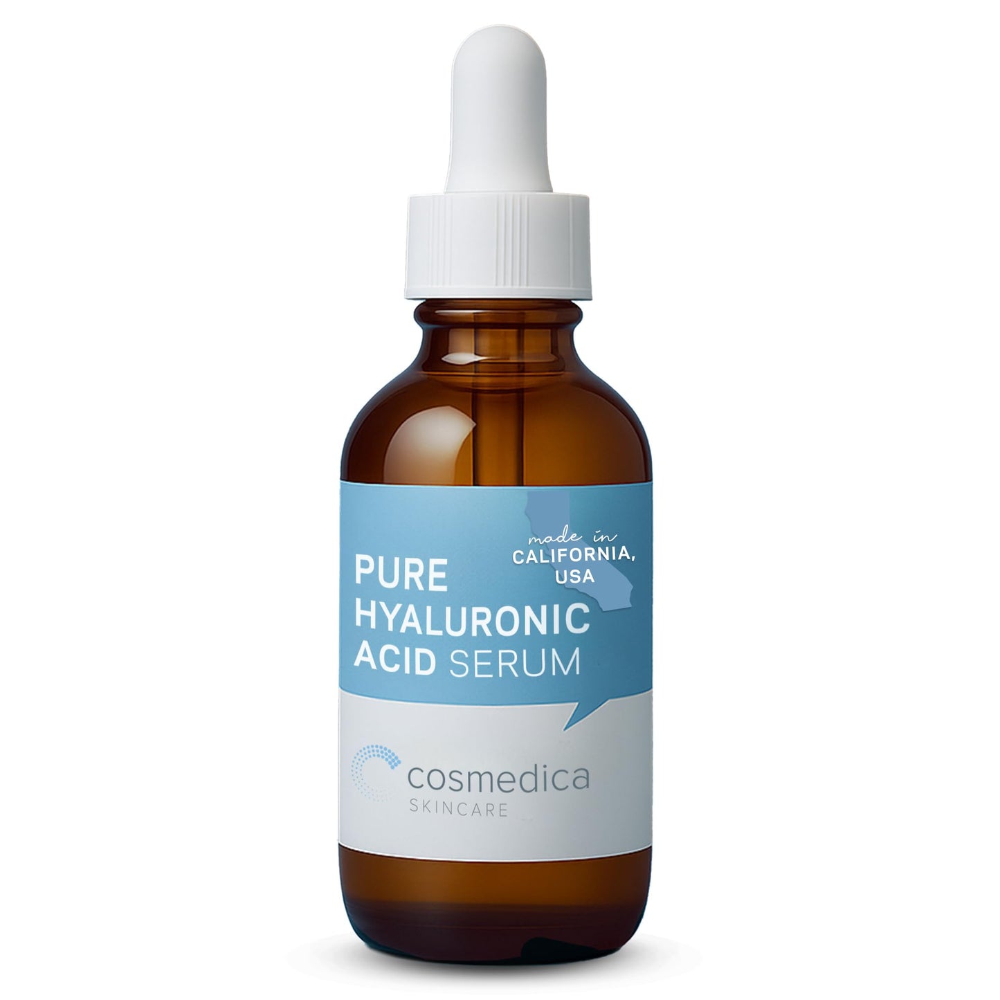 Hyaluronic Acid Serum for Skin 100% Pure Anti Aging Intense Hydration Moisture Non greasy Paraben free, Wrinkle Reducing and Brightening Serum (Pro
