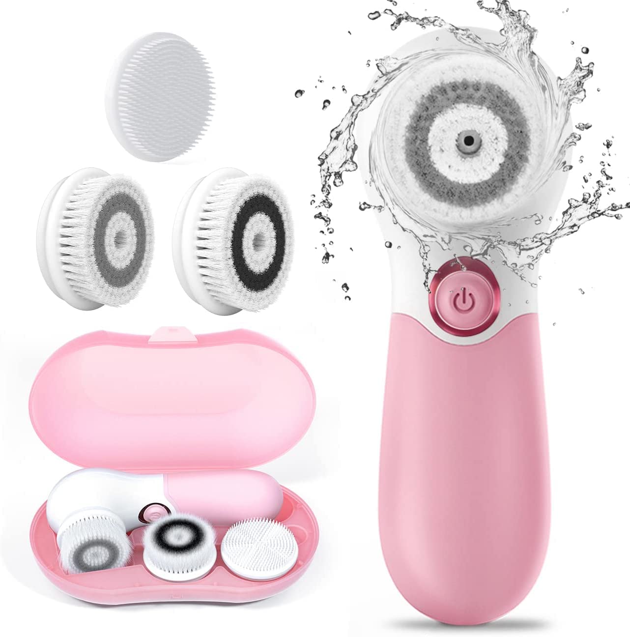 TOUCHBeauty Spin Brush Face Cleanser with 3 Brush Heads for Deep Cleansing Exfoliation and Massaging Beauty and Personal Care TOUCHBeauty Default Title