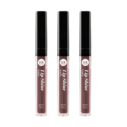 NICKA K NEW YORK Lipshine, Cosmetics, vibrant colors, bright colors, shining lips, lip shine, long lasting (AMZ261) Beauty & Personal Care NICKA K NEW YORK