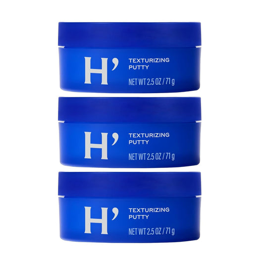 Harry's Texturizing Hair Putty, Mens Hair Styling Products, 2.5 Fl Oz, 3 Pack