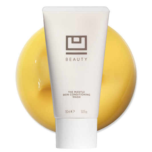 U Beauty The MANTLE Skin Conditioning Wash - Hydrating Facial Cleanser & Makeup Remover with Vitamin C + E, Fruit AHAs, and Hyaluronic Acid for Clean