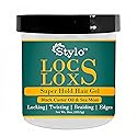 J. AMILA Stylo Locs Gel 16oz - High Hold Braiding & Retwisting Gel for Locs, Dreads & Edges - Infused with Castor Oil & Sea Moss for Strong Hold