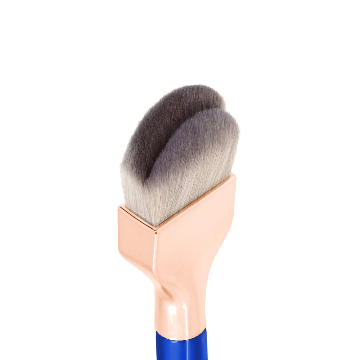 Bdellium Tools Professional Makeup Brush - Golden Triangle 971 Large Slanted Double Dome Blender - With All Vegan and Soft Synthetic Fibers,