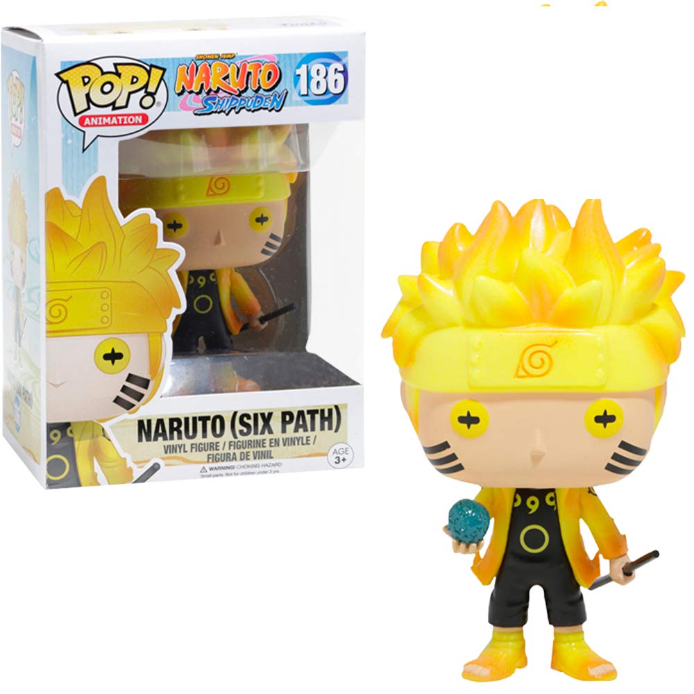 Funko 12999 Pop! Animation: Naruto puden - Naruto (Six Path) (Glow in the Dark Special Edition) #186