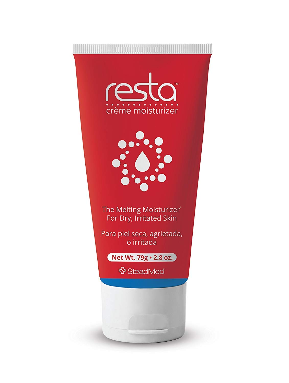 Liphontcta Resta Hand and Body Moisturizer 2.8 oz. Tube Unscented Cream, 04300 - ONE Tube